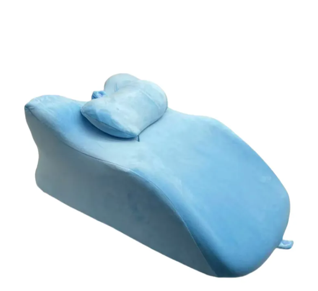 Almohada para quienes duermen boca abajo