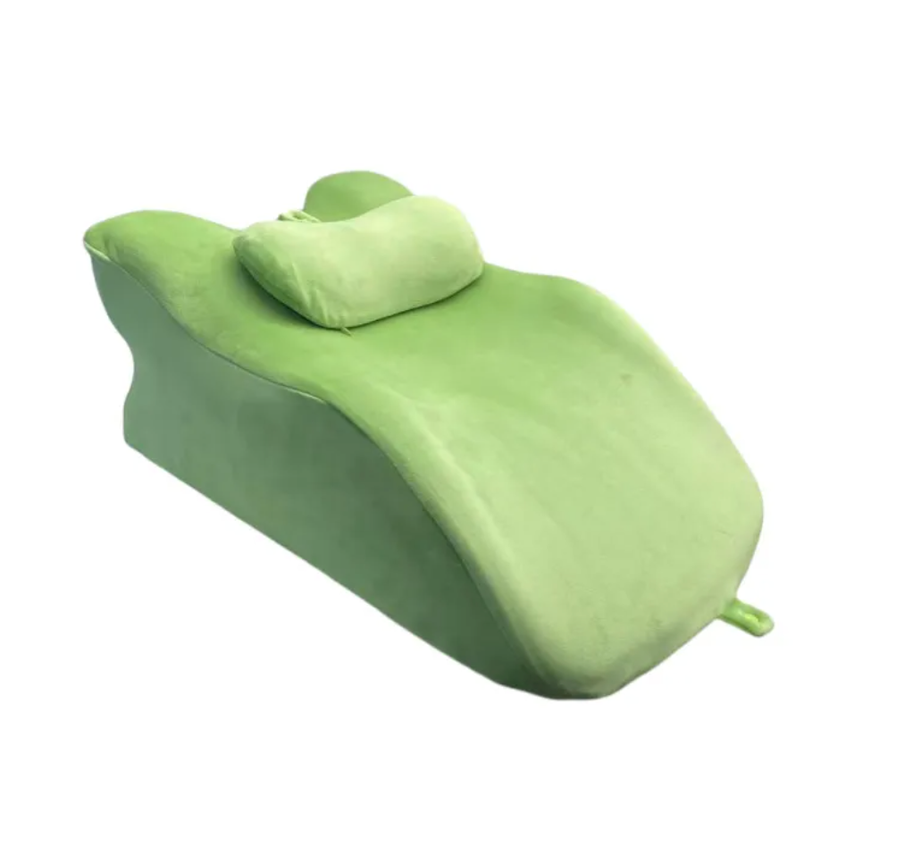 Almohada para quienes duermen boca abajo